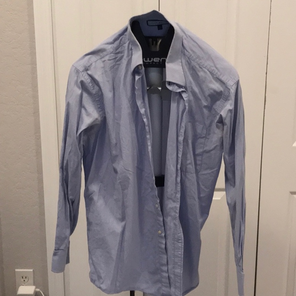Blue Tommy Hilfiger long sleeve shirt